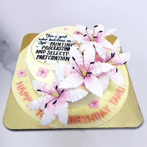 Birthday Flower Cake Ideas 12